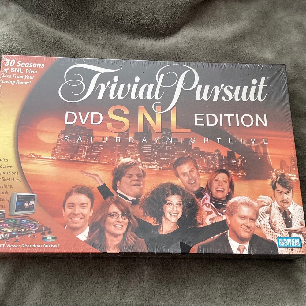 Sealed Trivial Pursuit SNL DVD Edition Game Saturday Night Live NEW